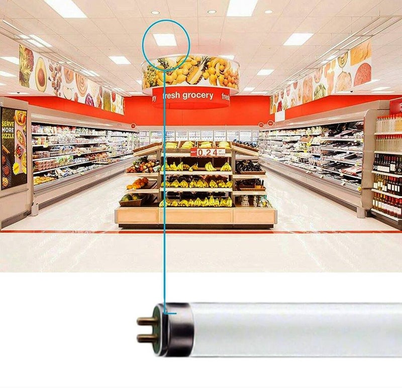 Circle (6 Pack F17T8/841 17W 24 Inch T8 Fluorescent Tube Light Bulb, 4100K Cool White, Medium Bi-Pin (G13) Base, 17 Watt T8 Light Bulbs - Image 4